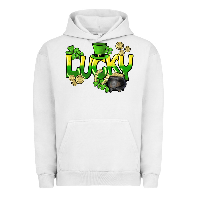 Lucky St. Patrick's Day Urban Hoodie by HowdyJamesFarm | Teevron