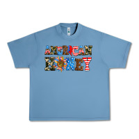 Pebble Blue American honey Urban Heavy Tee - AdoDesignShop