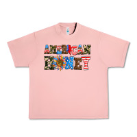 Salmon American honey Urban Heavy Tee - AdoDesignShop