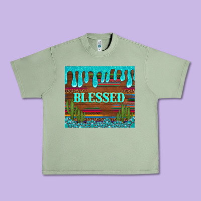 Blessed Annd Cactus With Gemstone Tumbler Urban Heavy Tee Designed By Artiststas