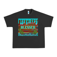 Pigment Black blessed annd cactus with gemstone tumbler Urban Heavy Tee - Artiststas