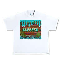 White blessed annd cactus with gemstone tumbler Urban Heavy Tee - Artiststas