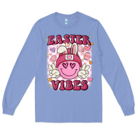 Colony Blue Easter vibes Long Sleeve Tee - MaliasSmallBusiness