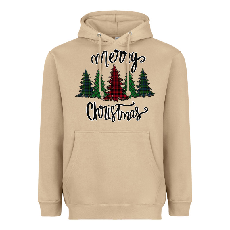 Merry Christmas Trees Heavyweight Hoodie by Bettercallsaul | Teevron