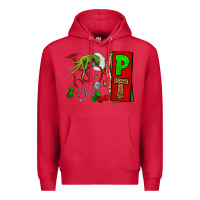 Cardinal Christmas Character Nurse Premium Hoodie - NancyCooperArtShop