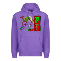 Purple Christmas Character Nurse Premium Hoodie - NancyCooperArtShop