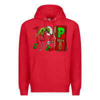 Red Christmas Character Nurse Premium Hoodie - NancyCooperArtShop