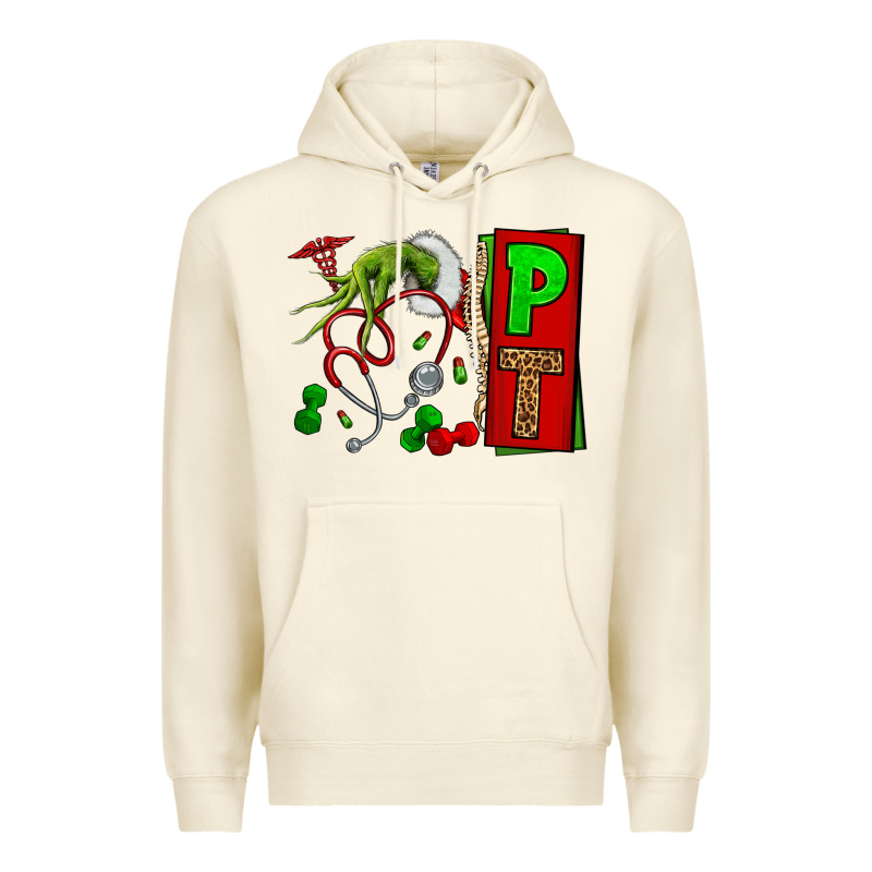 Christmas Character Nurse Premium Hoodie by NancyCooperArtShop | Teevron
