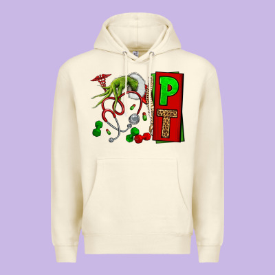 Christmas Character Nurse Premium Hoodie Designed By Nancycooperartshop