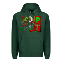 Sports Green Christmas Character Nurse Premium Hoodie - NancyCooperArtShop
