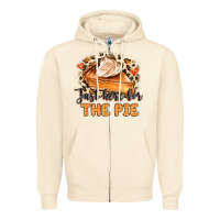 Sandshell Just Here For The Pie Zipper Hoodie - MaliasSmallBusiness