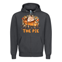 Smoke Just Here For The Pie Zipper Hoodie - MaliasSmallBusiness