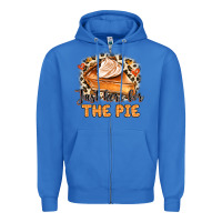 True Royal Just Here For The Pie Zipper Hoodie - MaliasSmallBusiness