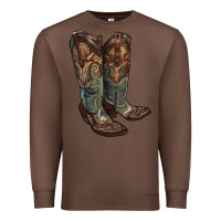 Chestnut cowgirl boots Premium Sweatshirt - RanaPortraitStore