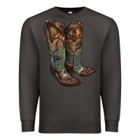 Smoke cowgirl boots Premium Sweatshirt - RanaPortraitStore