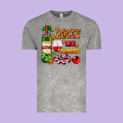 Boozy And Schmoozy Vintage Tee Designed By Adodesignshop