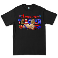 Black American teacher Premium Tee - Zillion Design Studio