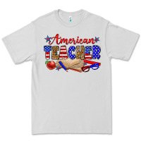 Dove Grey American teacher Premium Tee - Zillion Design Studio