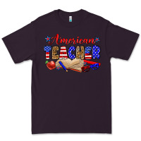 Plum American teacher Premium Tee - Zillion Design Studio