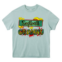 Arona softball granny with leopard Heavy Core Tee - Zillion Design Studio