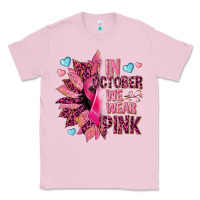 Bubblegum Pink In october we wear pink Classic Tee - NancyCooperArtShop