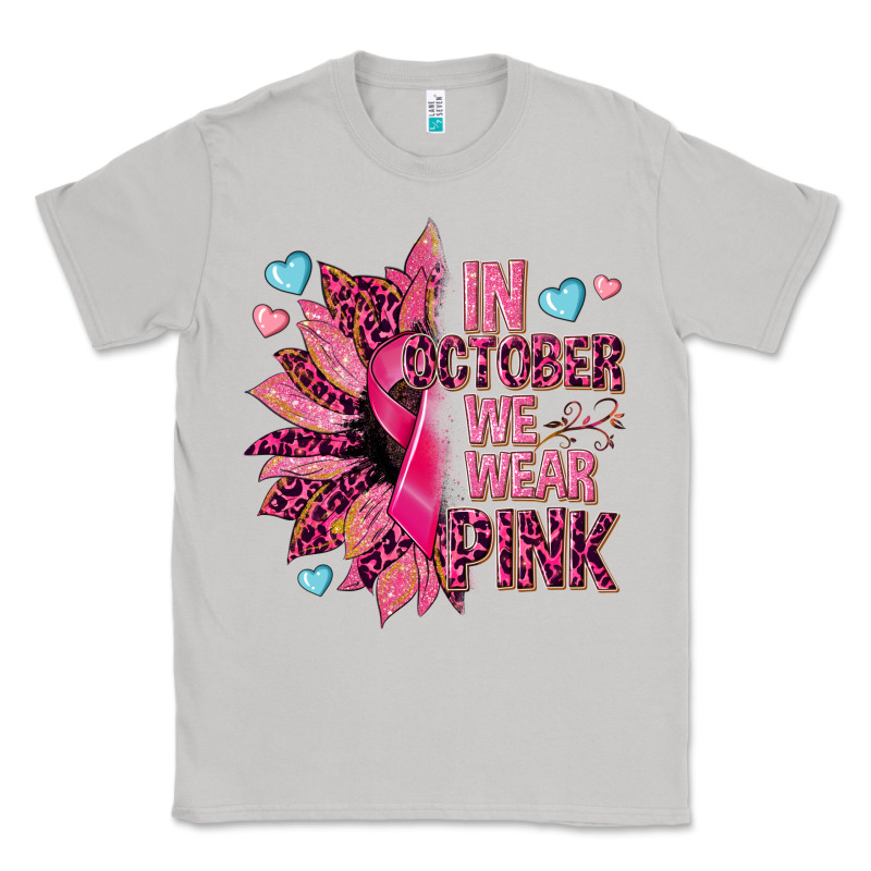 In October We Wear Pink Classic Tee by NancyCooperArtShop | Teevron