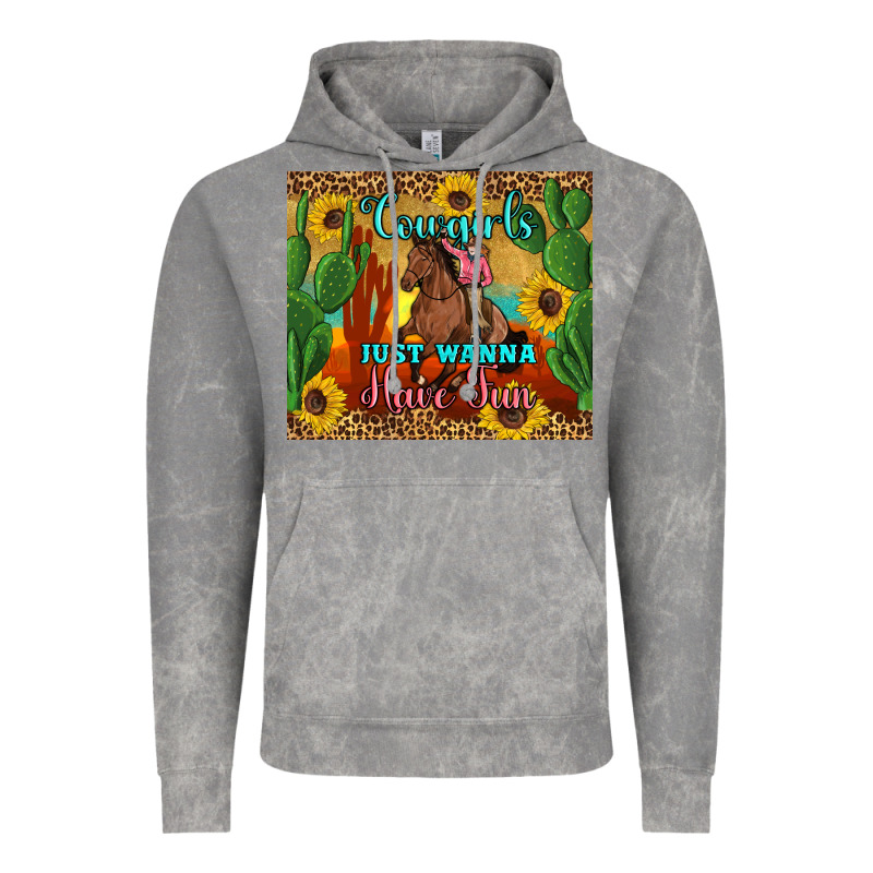 Cowgirls Just Wanna Have Fun Vintage Hoodie by Artiststas | Teevron