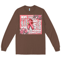 Chestnut cancer words Long Sleeve Tee - MaliasSmallBusiness
