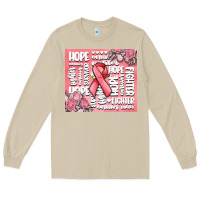 Mushroom cancer words Long Sleeve Tee - MaliasSmallBusiness