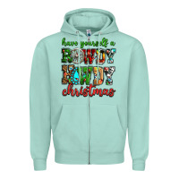 Have Yourself A Rowdy Howdy Christmas Zipper Hoodie | Teevron