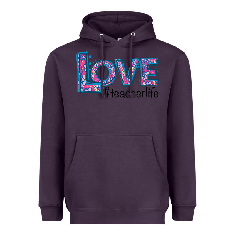 Love Teacher Life Heavyweight Hoodie by Bettercallsaul | Teevron