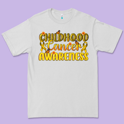 Childhood Cancer Awareness Premium Tee Designed By Texasbilliewilder