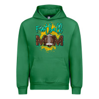 Emerald Football Mom mother's day Urban Hoodie - HowdyJamesFarm