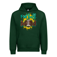 Forest Green Football Mom mother's day Urban Hoodie - HowdyJamesFarm