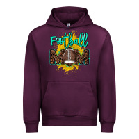 Mauve Wine Football Mom mother's day Urban Hoodie - HowdyJamesFarm