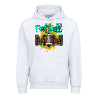 White Football Mom mother's day Urban Hoodie - HowdyJamesFarm
