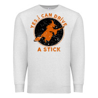 Oatmeal Heather Halloween Witch Premium Sweatshirt - Bettercallsaul