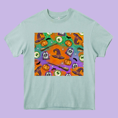 Halloween Heavy Core Tee Designed By Texasbilliewilder