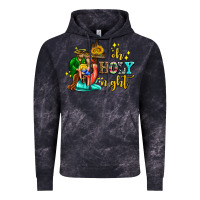 Cloud Black oh holy night with sunflower and cross Vintage Hoodie - AdoDesignShop