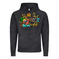 Vintage Black oh holy night with sunflower and cross Vintage Hoodie - AdoDesignShop