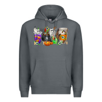 Rock Halloween Coffee Cups Premium Hoodie - texasbilliewilder