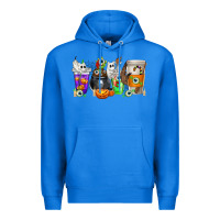 Halloween Coffee Cups Premium Hoodie | Teevron