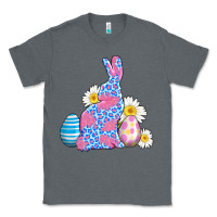 Charcoal Heather easter bunny wıth easter eggs Classic Tee - AdoDesignShop