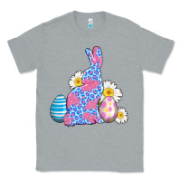 Heather Grey easter bunny wıth easter eggs Classic Tee - AdoDesignShop