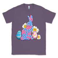 Lavender easter bunny wıth easter eggs Classic Tee - AdoDesignShop