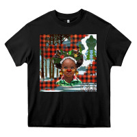 Black Christmas African girl Heavy Core Tee - BarkalooDesign
