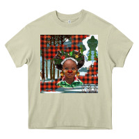 Mossy Christmas African girl Heavy Core Tee - BarkalooDesign