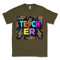 Army Green Teacher Day Classic Tee - LillyAllenDesigns