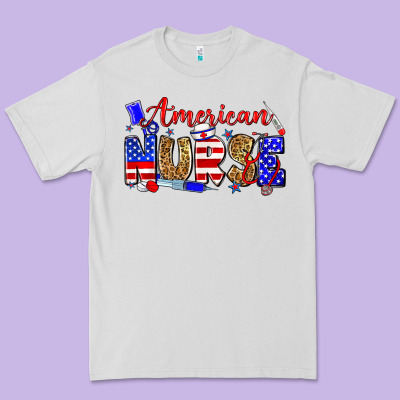 American Nurse Premium Tee Designed By Zillion Design Studio