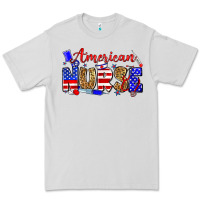 Dove Grey American nurse Premium Tee - Zillion Design Studio